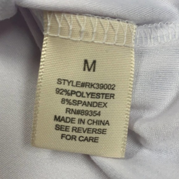 No comment Peasant Top. Elastic Neck & Sleeves EUC - Picture 6 of 7